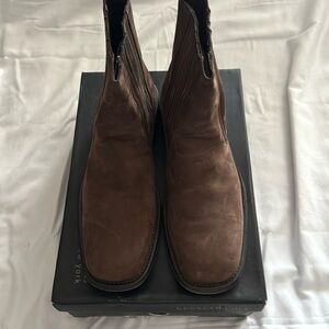 Nubuck Suede Chelsea Style Boot